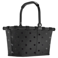 frame glossy dots black
