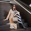 reisenthel cosmetics toiletbag XL - Kulturbeutel 28 cm (herringbone mokka) - Ansicht 4