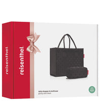 reisenthel Daily Shopper - Geschenkset 2 tlg. (glossy dots black) - Ansicht 4