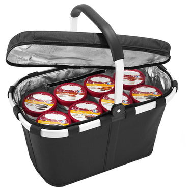 reisenthel thermo carrybag ISO - Einkaufskorb mit Kühlfunktion 29 cm (black) - Markenkoffer