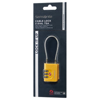 Samsonite TA Revolution Cablelock 3 Dial - Schloss (yellow) - Ansicht 4
