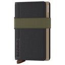 Secrid Liba Bandwallet - Geldbörse 6cc 10.2 cm RFID (black - olive) - Markenkoffer