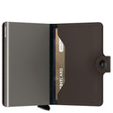 Secrid Matte Miniwallet - Geldbörse RFID 6.5 cm (truffle) - Markenkoffer