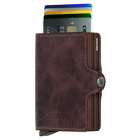 Secrid Vintage Twinwallet - Geldbörse RFID 7 cm (chocolate) - Ansicht 2