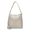 Seidenfelt Lilla Ro Midi Hobo - Schultertasche 30 cm (cream) - Markenkoffer