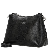 Seidenfelt Lilleby Midi - Umhängetasche 24.5 cm (reptile black) - Ansicht 2