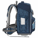 Step by Step Basis - Schulranzen Set 4tlg. (Blue Lines) - Markenkoffer