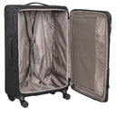 Stratic Light+ - 4 - Rollen - Trolley 80 cm L erw. (black) - Markenkoffer