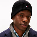 Tommy Hilfiger Flag - Beanie (black) - Markenkoffer