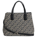Tommy Hilfiger Jacquard - Handtasche (space blue) - Markenkoffer