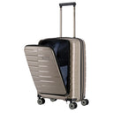 Travelite Air Base - 4-Rollen-Kabinentrolley mit Vortasche S 55 cm (champagner) - Ansicht 7