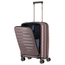 Travelite Air Base - 4 - Rollen - Kabinentrolley mit Vortasche S 55 cm (flieder) - Markenkoffer
