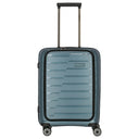 Travelite Air Base - 4-Rollen-Kabinentrolley mit Vortasche S 55 cm (iceblue)