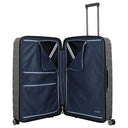 Travelite Air Base - 4 - Rollen - Trolley Set 3tlg. L/M/S Vortasche (anthracite) - Markenkoffer