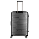 Travelite Air Base - 4 - Rollen - Trolley Set 3tlg. L/M/S Vortasche (anthracite) - Markenkoffer