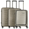 Travelite Air Base - 4 - Rollen - Trolley Set 3tlg. L/M/S Vortasche (champagner) - Markenkoffer
