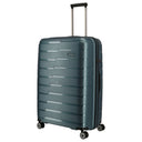 Travelite Air Base - 4-Rollen-Trolley Set 3tlg. L/M/S Vortasche (iceblue) - Ansicht 3