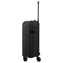 Travelite Air Stripe - 4 - Rollen - Kabinentrolley Slim 55 cm (black) - Markenkoffer