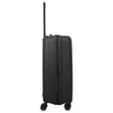 Travelite Air Stripe - 4 - Rollen - Trolley 66 cm erw. (black) - Markenkoffer