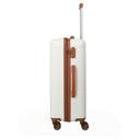 Travelite Bali - 4 - Rollen - Trolley M 67 cm (weiß/cognac) - Markenkoffer