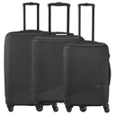 Travelite Bali - 4 - Rollen Trolley Set 3tlg. (black) - Markenkoffer