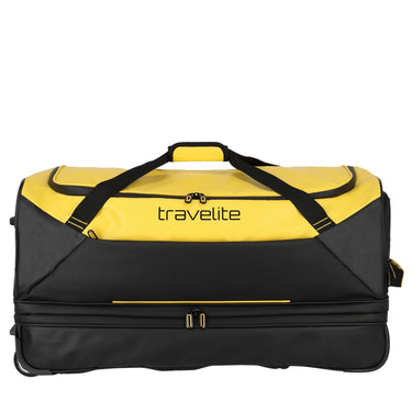 Travelite Basics - Rollenreisetasche Plane 98/119L 70 cm erw. (gelb) - Markenkoffer