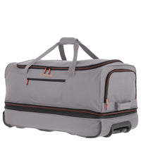 Travelite Basics - Rollenreisetasche 98/119L 70 cm erw. (grau/orange) - Ansicht 2