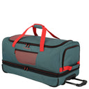 Travelite Basics - Rollenreisetasche 98/119L 70 cm erw. (grün/orange) - Markenkoffer