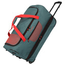 Travelite Basics - Rollenreisetasche 98/119L 70 cm erw. (grün/orange) - Markenkoffer