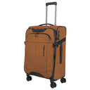 Travelite Briize - 4 - Rollen - Trolley M 67 cm erw. (curry) - Markenkoffer