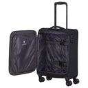 Travelite Chios - 4 - Rollen - Kabinentrolley S 55 cm (schwarz) - Markenkoffer