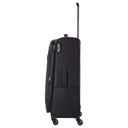 Travelite Chios - 4 - Rollen - Trolley L 78 cm erw. (schwarz) - Markenkoffer