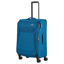 Travelite Chios - 4-Rollen-Trolley M 67 cm erw. (petrol) - Ansicht 2