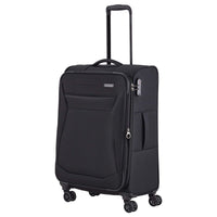 Travelite Chios - 4-Rollen-Trolley M 67 cm erw. (schwarz) - Ansicht 2