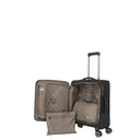 Travelite Crosslite - 4 - Rollen - Kabinentrolley S 55 cm (black) - Markenkoffer