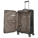 Travelite Crosslite - 4-Rollen-Trolley L 77 cm erw. (black) - Ansicht 6