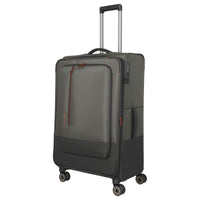 Travelite Crosslite - 4 - Rollen - Trolley L 77 cm erw. (oliv) - Markenkoffer