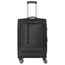 Travelite Crosslite - 4 - Rollen - Trolley M 66 cm erw. (black) - Markenkoffer