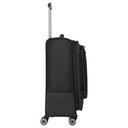 Travelite Crosslite - 4 - Rollen - Trolley M 66 cm erw. (black) - Markenkoffer