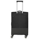 Travelite Crosslite - 4 - Rollen - Trolley M 66 cm erw. (black) - Markenkoffer