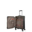 Travelite Crosslite - 4 - Rollen - Trolley M 66 cm erw. (oliv) - Markenkoffer