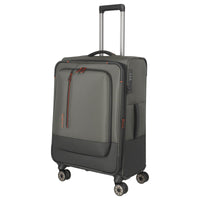 Travelite Crosslite - 4-Rollen-Trolley M 66 cm erw. (oliv) - Ansicht 2