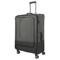 Travelite Crosslite - 4 - Rollen - Trolley XL 81 cm erw. (oliv) - Markenkoffer
