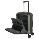 Travelite Millennium - 4-Rollen-Kabinentrolley mit Vortasche S 55 cm (pine green) - Ansicht 8