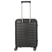 Travelite Mooby - 4-Rollen-Kabinentrolley mit Vortasche S 55 cm (black) - Ansicht 4