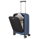 Travelite Mooby - 4 - Rollen - Kabinentrolley mit Vortasche S 55 cm (marine) - Markenkoffer