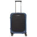 Travelite Mooby - 4-Rollen-Kabinentrolley mit Vortasche S 55 cm (marine)