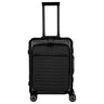 Travelite Next - 4 - Rollen - Kabinentrolley mit Vortasche S 55 cm (black) - Markenkoffer