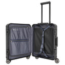 Travelite Next - 4-Rollen-Kabinentrolley mit Vortasche S 55 cm (black) - Ansicht 6