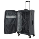 Travelite Skaii - 4 - Rollen - Trolley L 78 cm erw. (gipfelgrau) - Markenkoffer